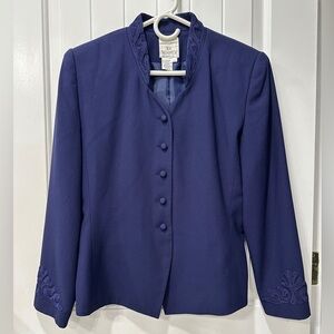 En Avance Elegant Blue Women's Jacket